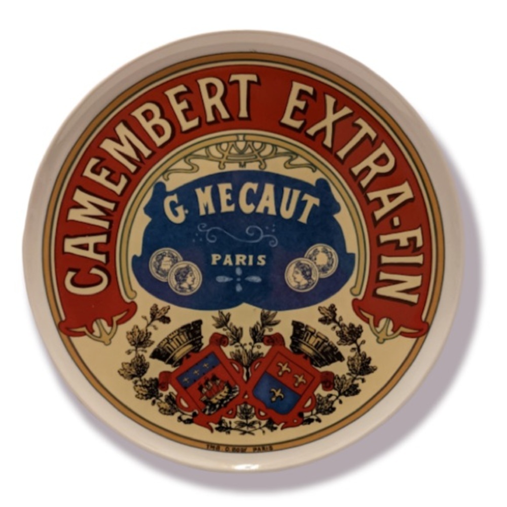 🔥🔥Camembert Cheese 11" Platter with 2004 BIA Cordon Bleu Inc